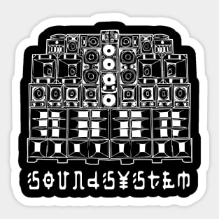 Soundsystem Speaker Wall Sticker